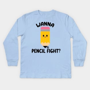 PENCIL FIGHT Kids Long Sleeve T-Shirt